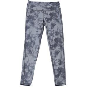 Athleta Chaturanga Full Length Leggings Tie Dye Gray Cloud Super Soft Size M